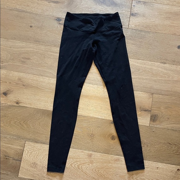 Lululemon Athletica Black Leggings size 4 full length workout pants - Picture 2 of 5